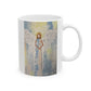 Artistic Floral Ceramic Mug - Unique Coffee Cup for Gifts, Home Décor, Tea Lovers, Birthdays, Mother’s Day, Relaxing Moments
