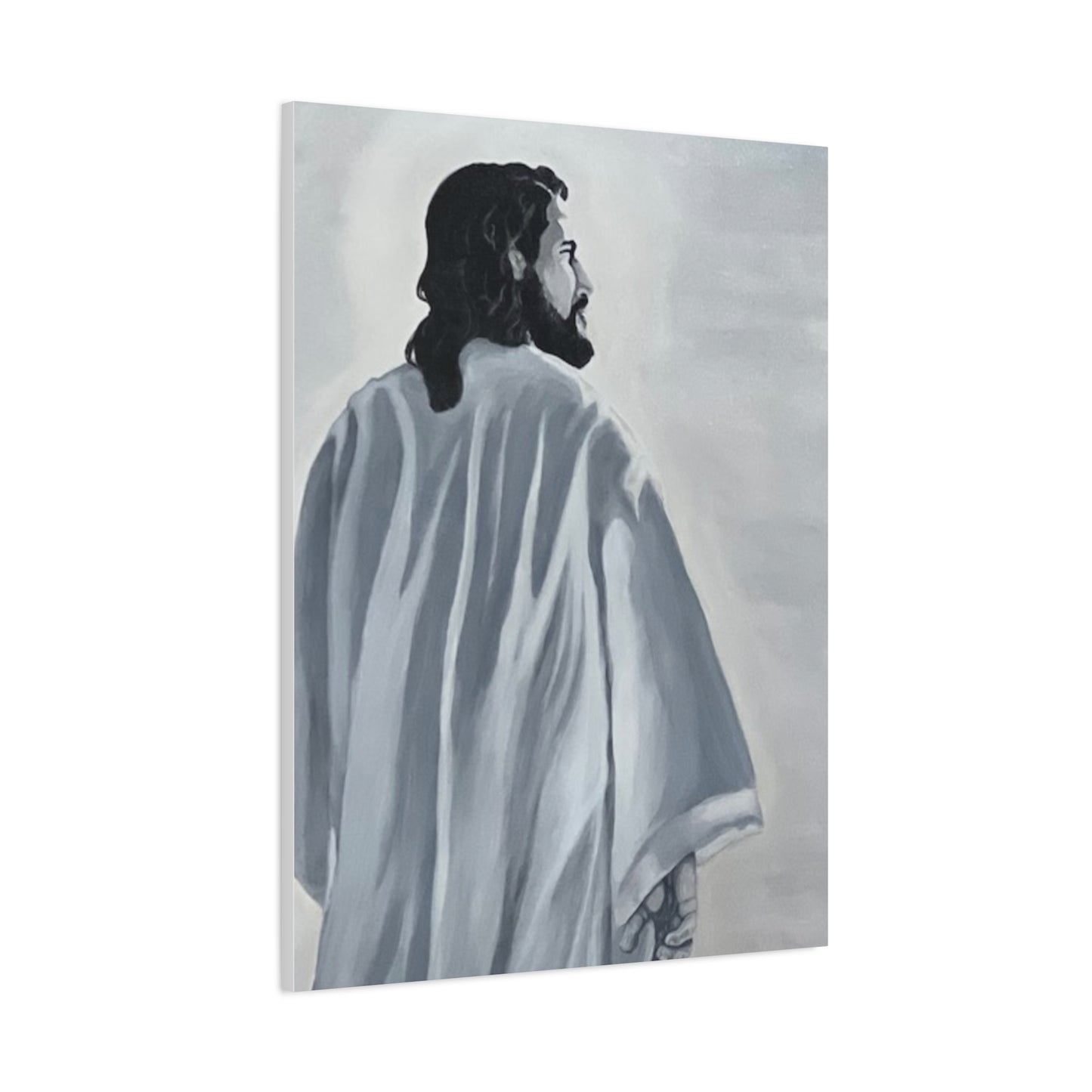 Inspirational Jesus Canvas Wall Art - Stretched Matte Print for Home Decor
