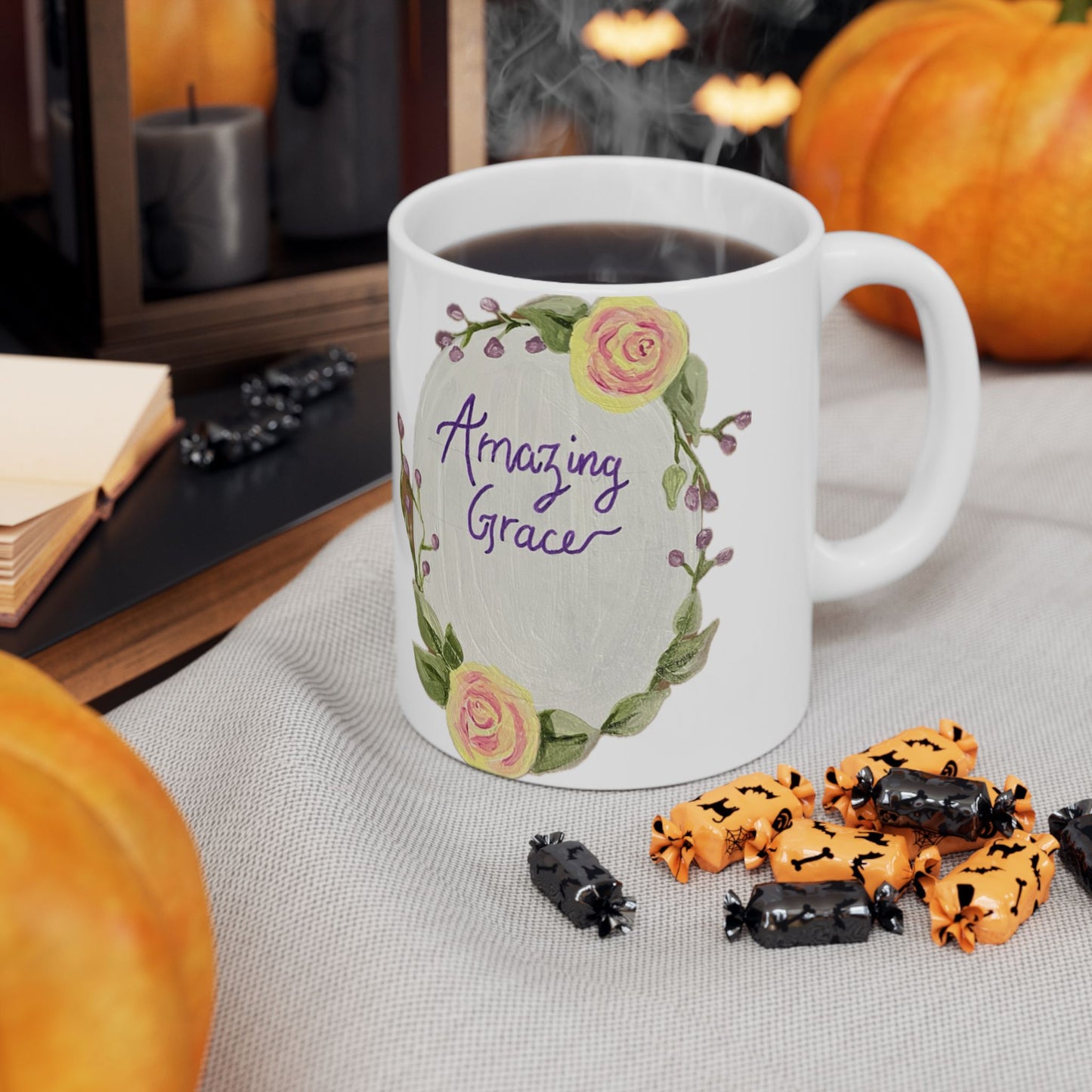 Amazing Grace White - Ceramic Mug 11oz