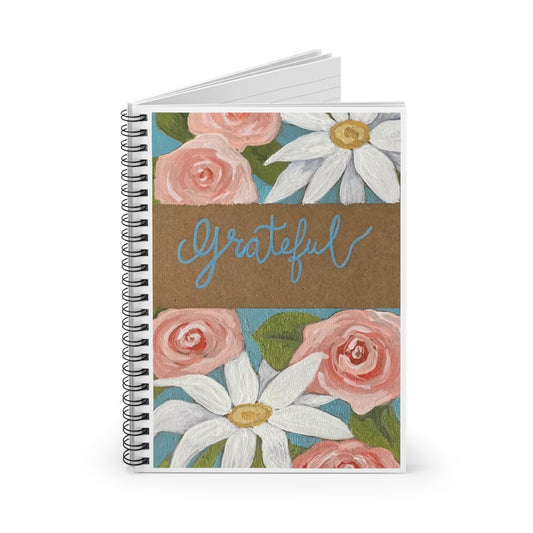 Grateful - Spiral Notebook - Ruled Line