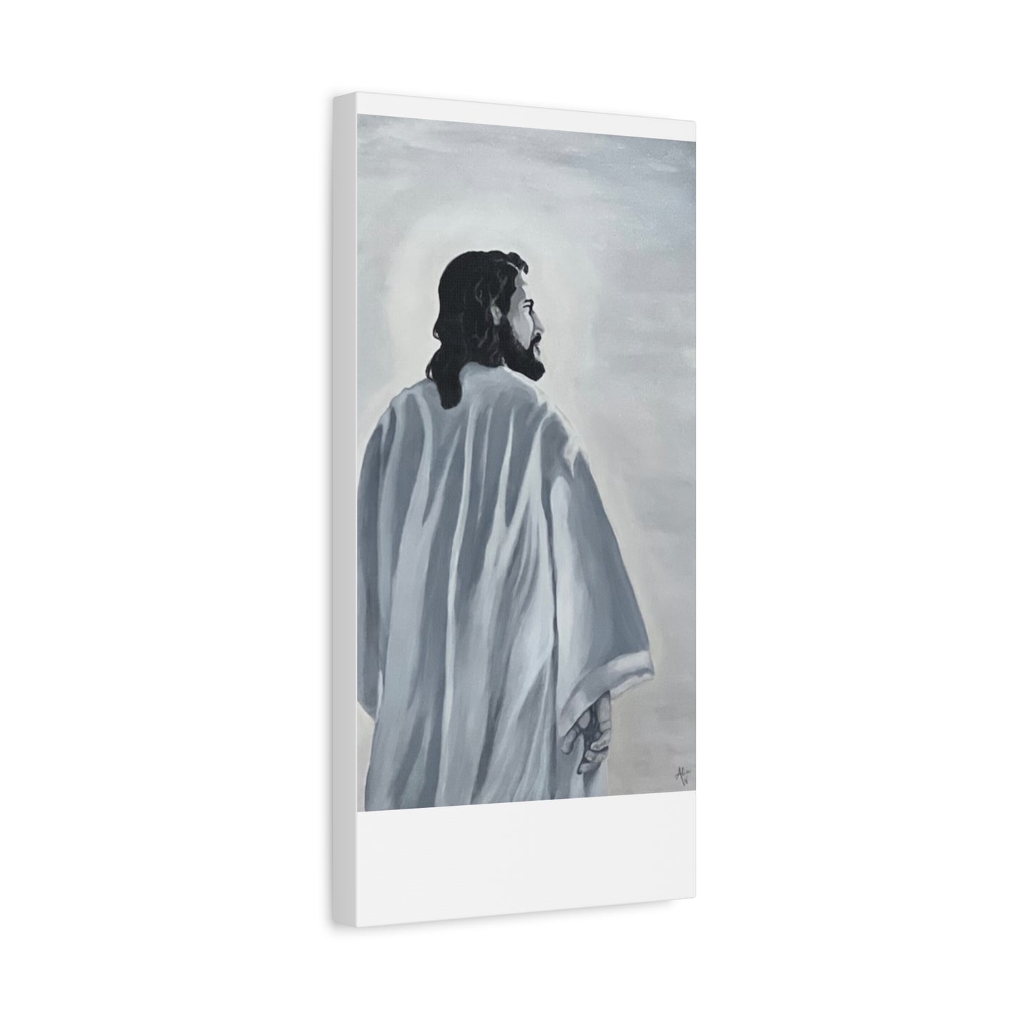 Inspirational Jesus Canvas Wall Art - Stretched Matte Print for Home Decor